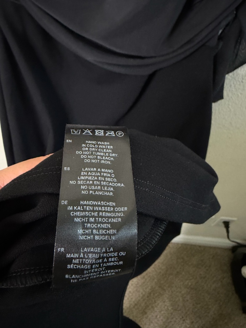 NWT Marcella Black Monroe Dress European Ponte & Mesh Gown Womens Size M - Picture 13 of 13